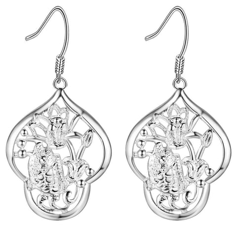 Silver Earrings LSE408