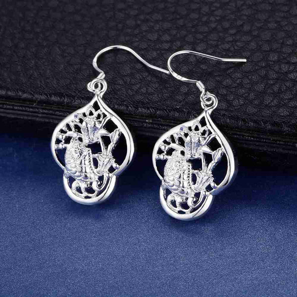 Silver Earrings LSE408