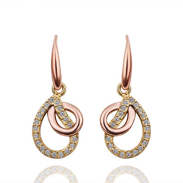 Rose Gold Earrings LSE414