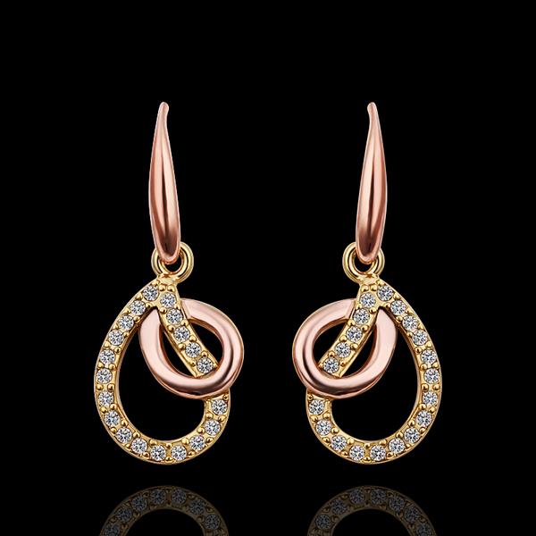 Rose Gold Earrings LSE414