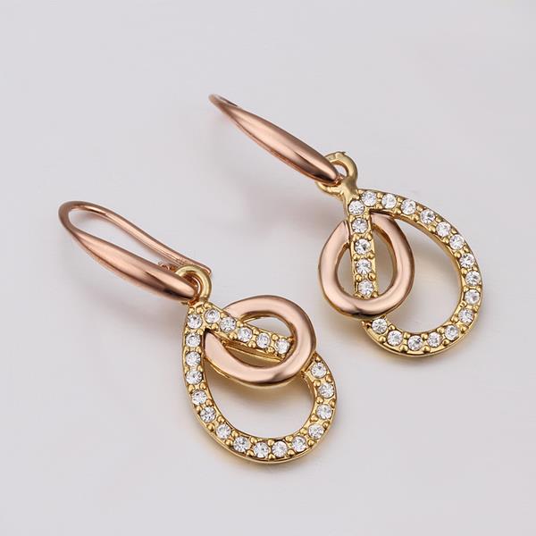 Rose Gold Earrings LSE414