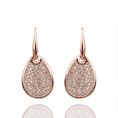 Rose Gold Earrings LSE419