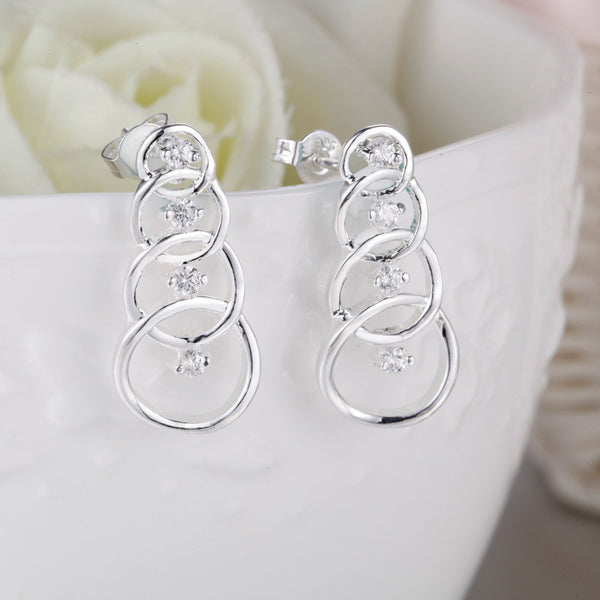 Silver Earrings LSE447