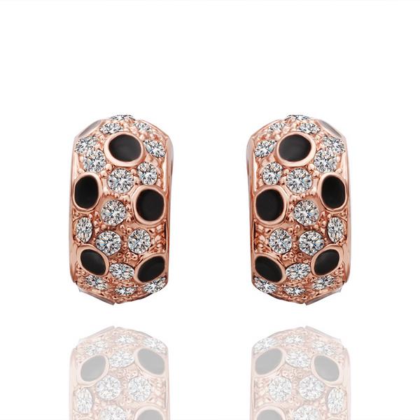 Rose Gold Earrings LSE449