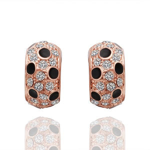 Rose Gold Earrings LSE449