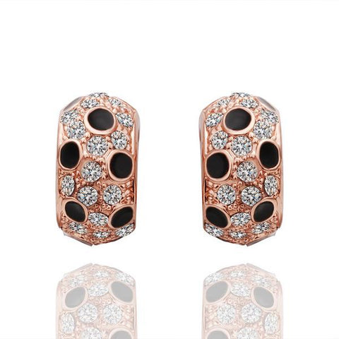 Rose Gold Earrings LSE449