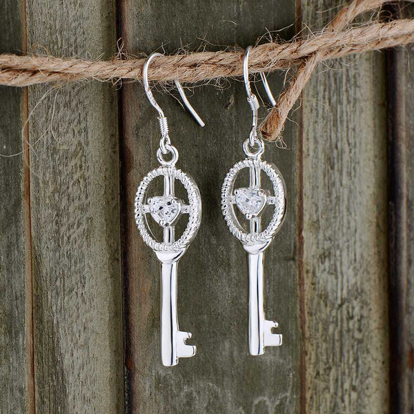 Silver Earrings LSE466