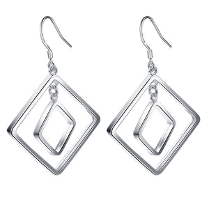 Silver Earrings LSE473