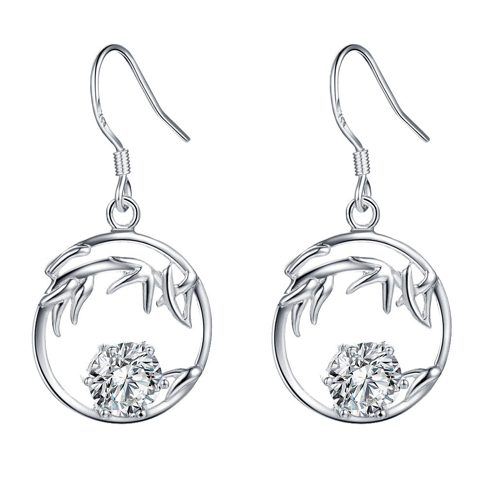 Silver Earrings LSE476