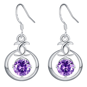 Silver Earrings LSE478