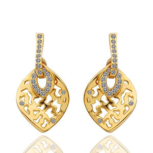 Gold Earrings LSE484