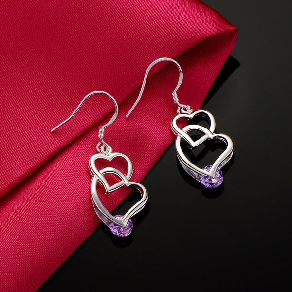 Silver Earrings LSE488