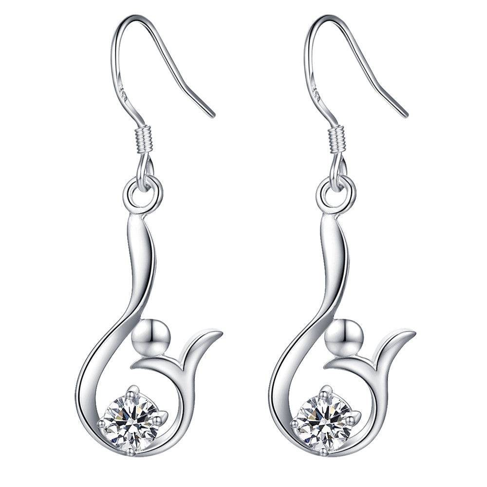 Silver Earrings LSE490