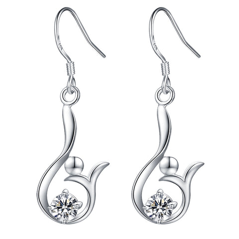 Silver Earrings LSE490