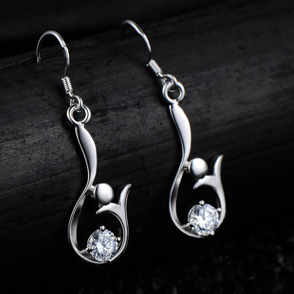 Silver Earrings LSE490