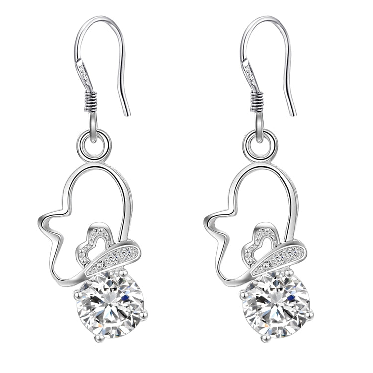 Silver Earrings LSE493