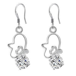 Silver Earrings LSE493