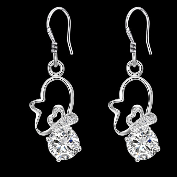 Silver Earrings LSE493