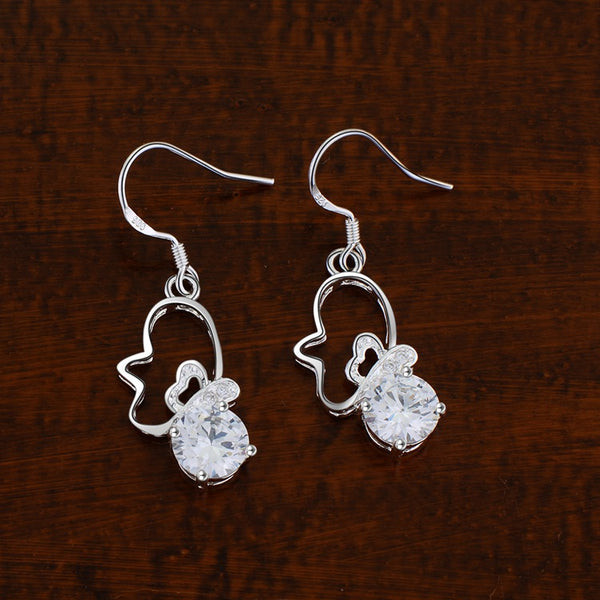 Silver Earrings LSE493
