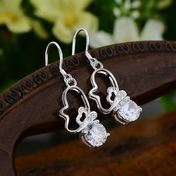 Silver Earrings LSE493