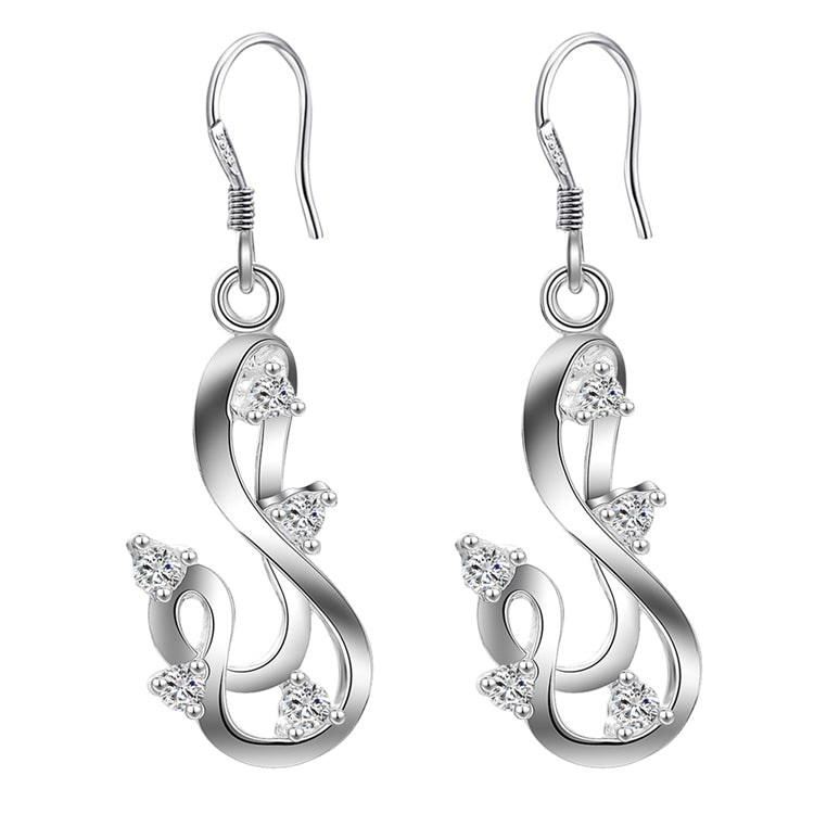 Silver Earrings LSE496