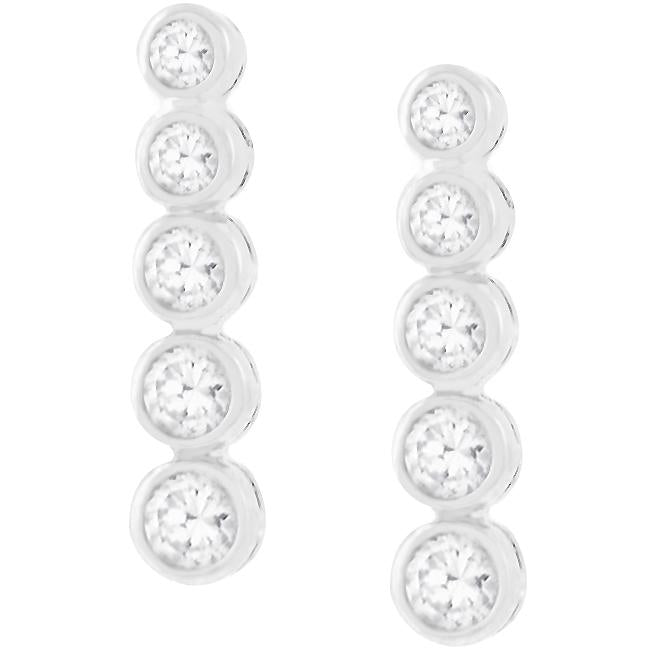 Serendipity Bezel Earrings - E50045R-C01