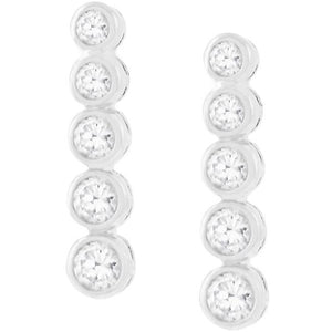 Serendipity Bezel Earrings - E50045R-C01