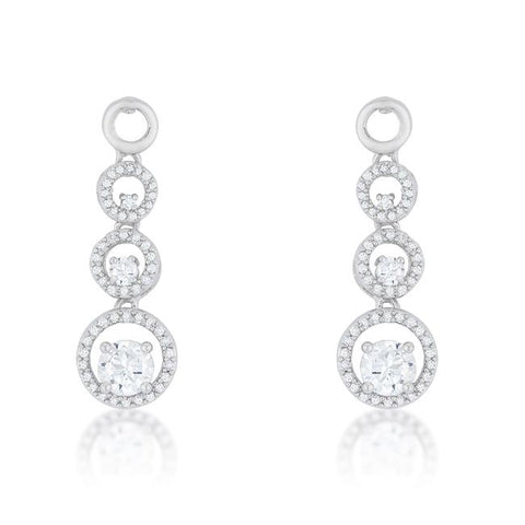 Graduated Drop Earrings - E50168R-C01