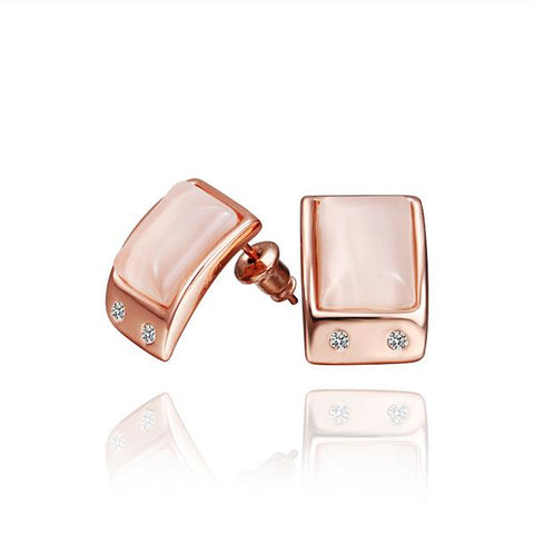 Rose Gold Earrings LSE505