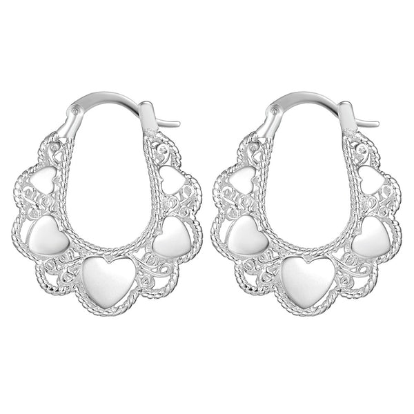 Silver Earrings LSE547