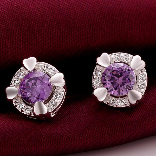 Silver Earrings LSE561-B