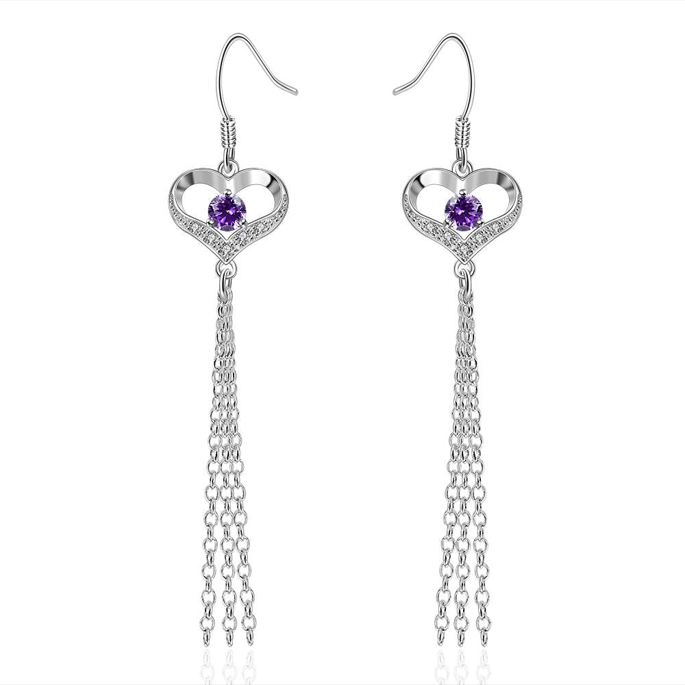Silver Earrings LSE570-B