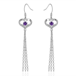 Silver Earrings LSE570-B