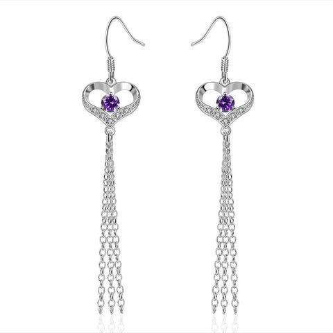 Silver Earrings LSE570-B