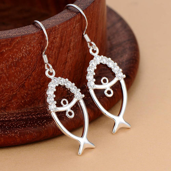 Silver Earrings LSE582