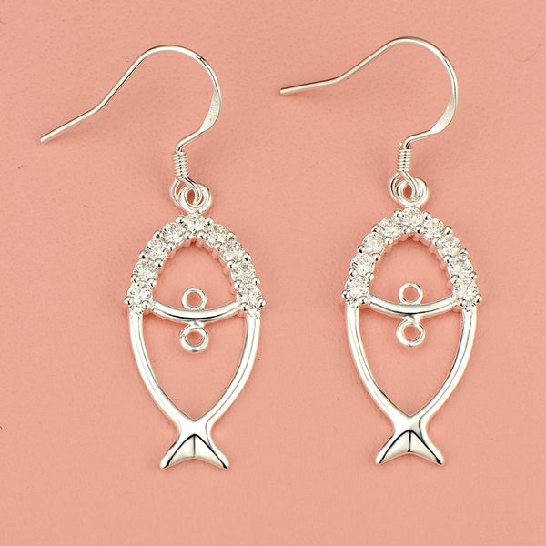 Silver Earrings LSE582