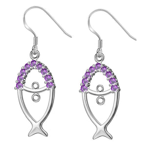 Silver Earrings LSE583
