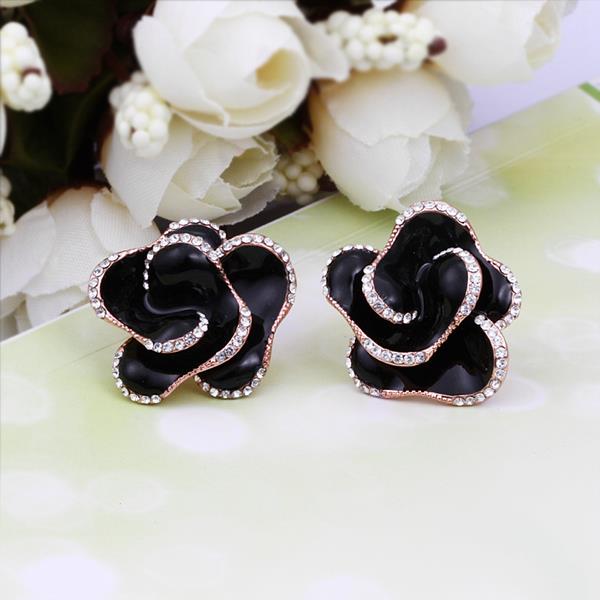 Rose Gold Earrings LSE583