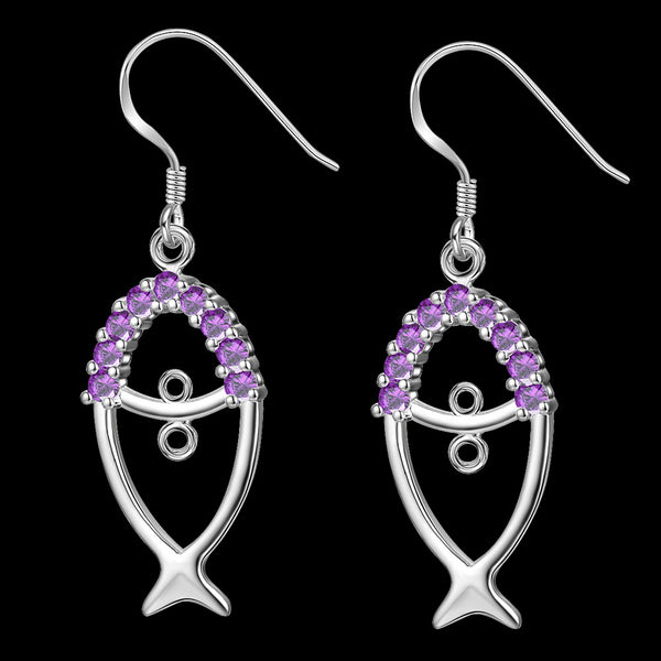 Silver Earrings LSE583