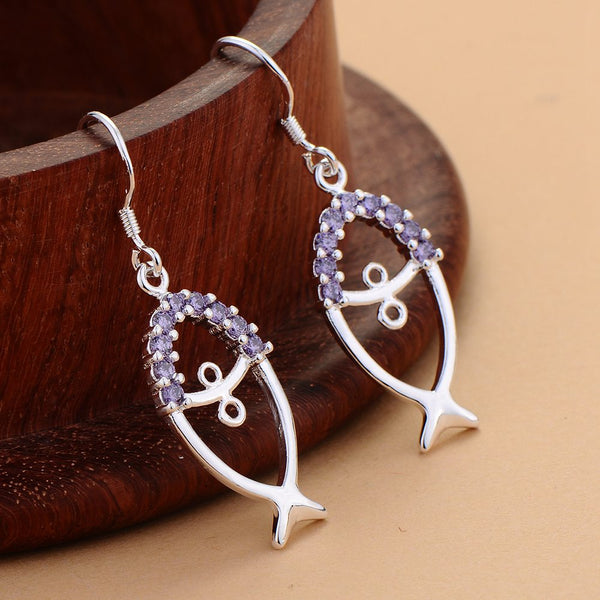 Silver Earrings LSE583