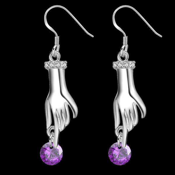 Silver Earrings LSE584