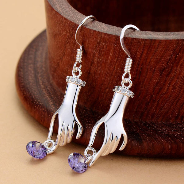 Silver Earrings LSE584