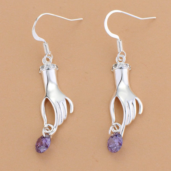 Silver Earrings LSE584