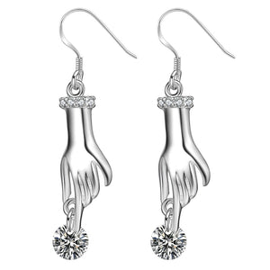 Silver Earrings LSE590