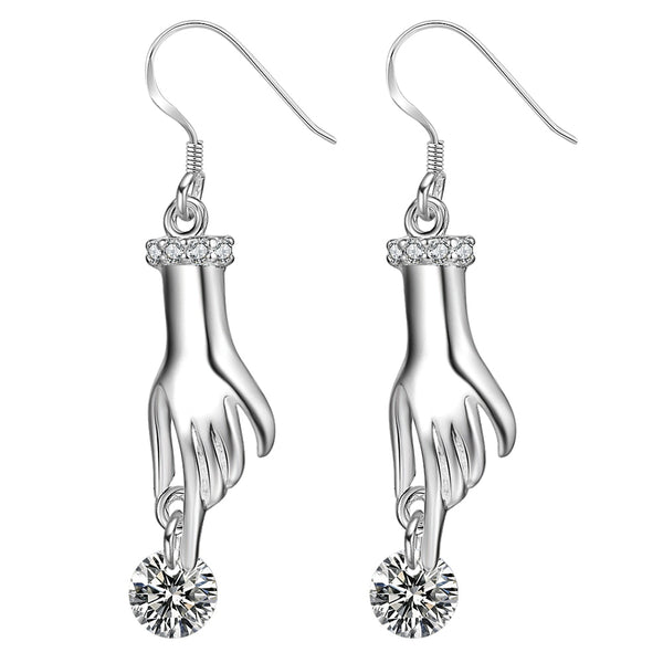 Silver Earrings LSE590