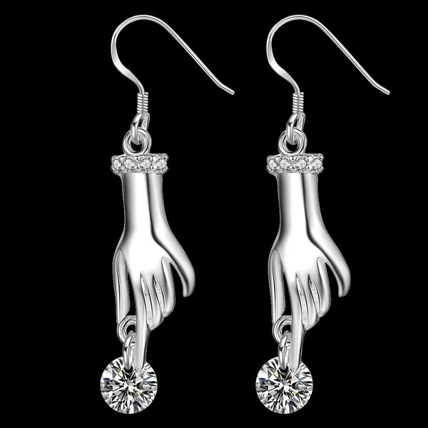 Silver Earrings LSE590