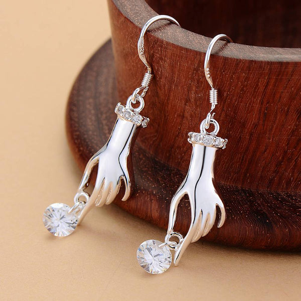 Silver Earrings LSE590