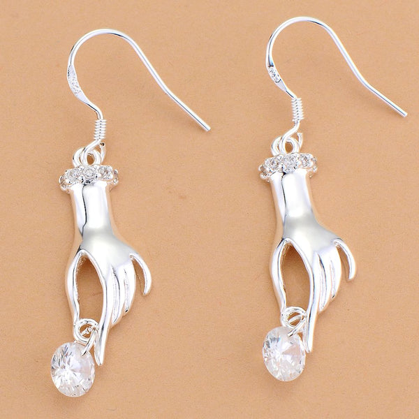 Silver Earrings LSE590