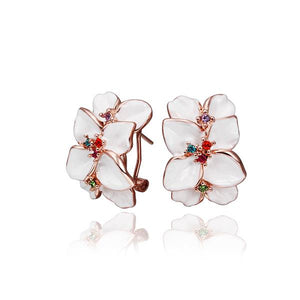 Rose Gold Earrings LSE644