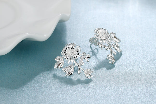 Silver Earrings LSE659